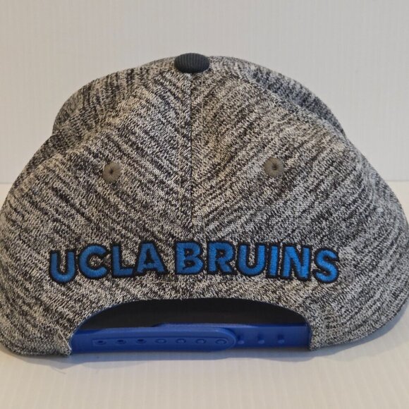 Adidas UCLA Bruins Hat Adult Script Adjustable Snapback Gray Blue Flat Bill - Picture 6 of 12
